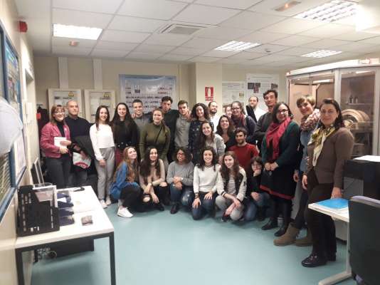 Visita de los alumnos de Geología de 2º de Bachillerato del IES Ramiro de Maeztu el 2 de marzo